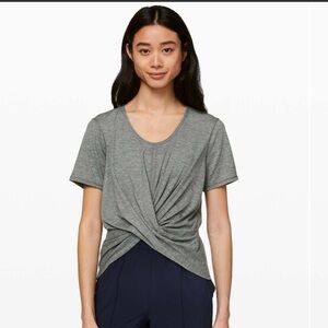 Lululemon Do The Daily Short Sleeve Tee Gray